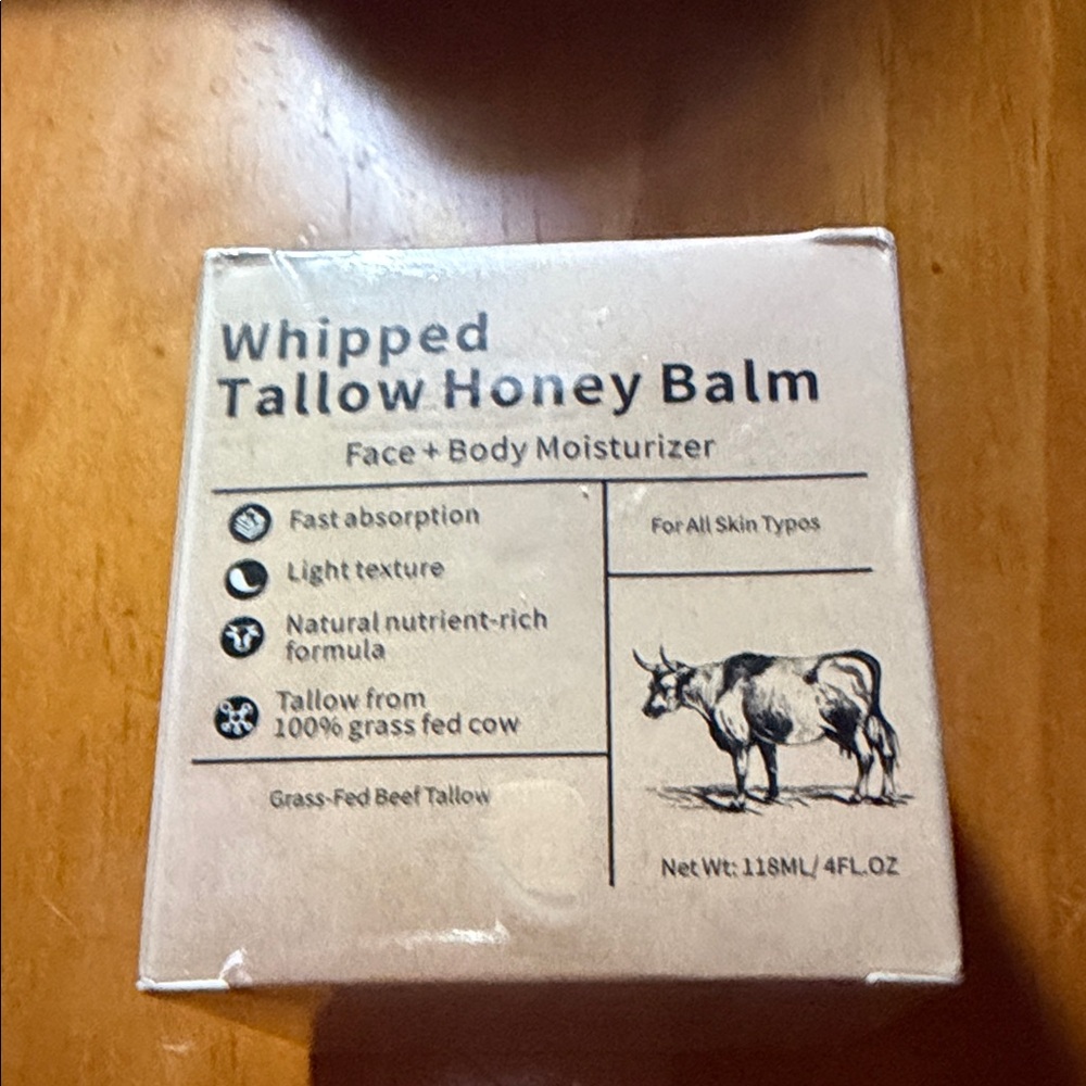 Whipped Tallow Honey Balm Face + Body Moisturizer